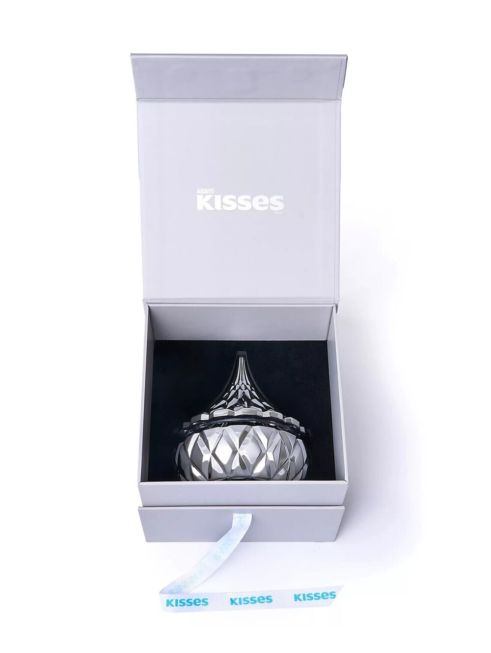 50$ Godinger Hershey's Kisses Electroplated Candy Dish with Gift Box